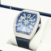 Montre Franck Muller | Montre Homme Franck Muller V45 Blue - Iced Stainless