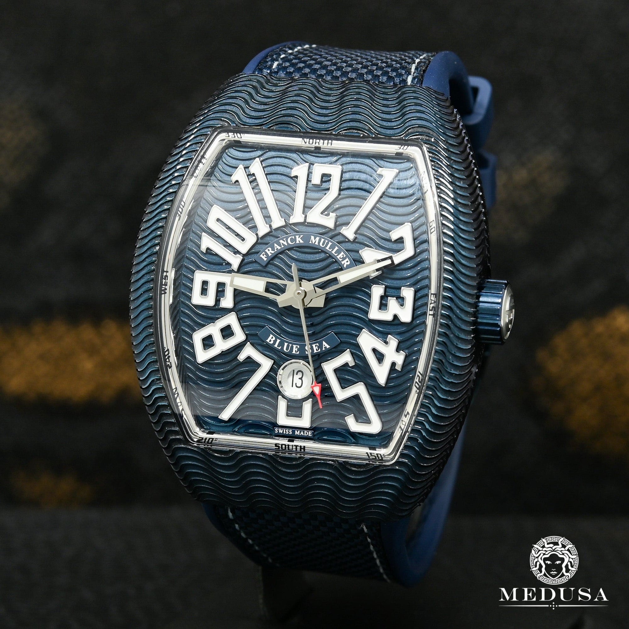 Montre Franck Muller | Montre Homme Franck Muller V45 Blue Sea Stainless