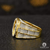 Bague en Or 10K | Bague Homme Glam H38 Or 2 Tons