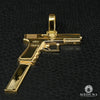 Pendentif en Or 10K | Pendentif Divers Glock Extendo X1 Or Jaune