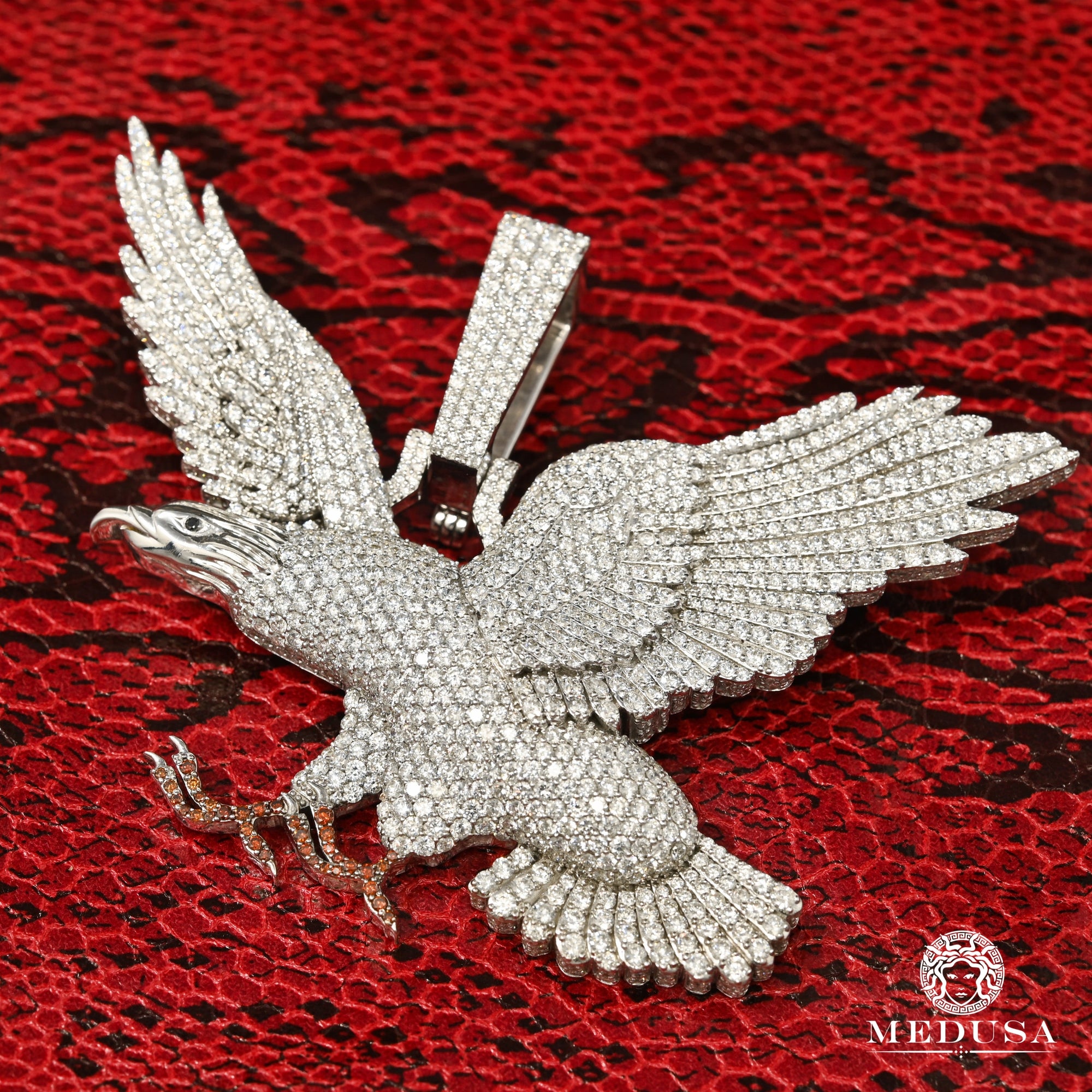 Pendentif à Diamants en Or 10K | Pendentif Divers Golden Eagle D1 - Diamant Or Blanc