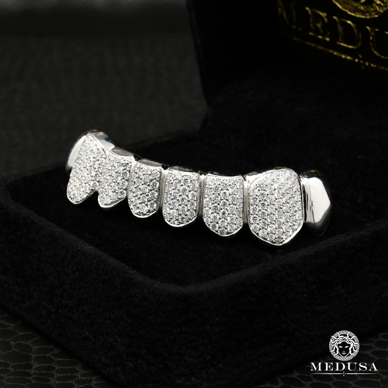 Grillz Custom en Or | Grillz Grillz 8 Dents Diamant PermaCut