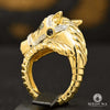 Bague en Or 10K | Bague Homme Horse H4 Or Jaune