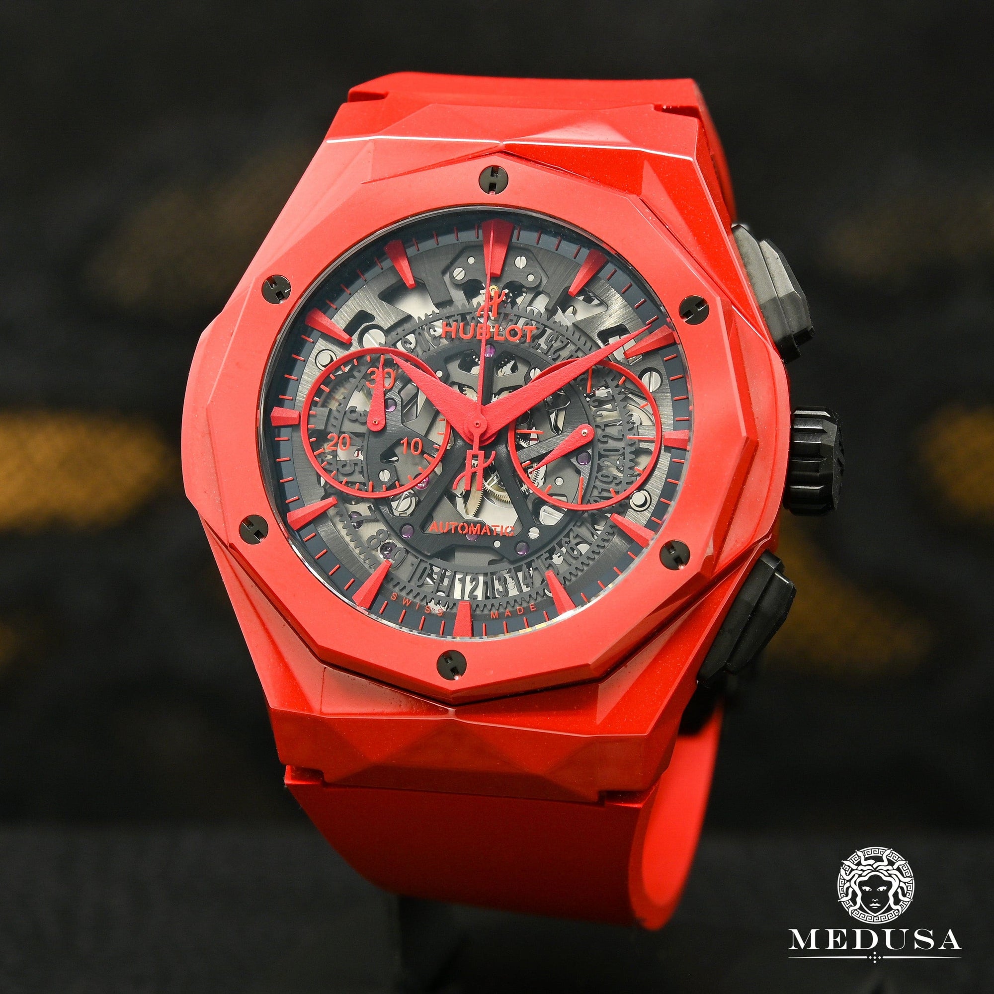 Montre Hublot | Montre Homme Hublot Fusion Aerofusion 45mm Chronograph - Orlinski Or Noir