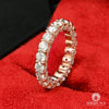 Jonc à Diamants en Or 18K | Jonc Homme Ice D3 - Diamant 5 US / Or Rose