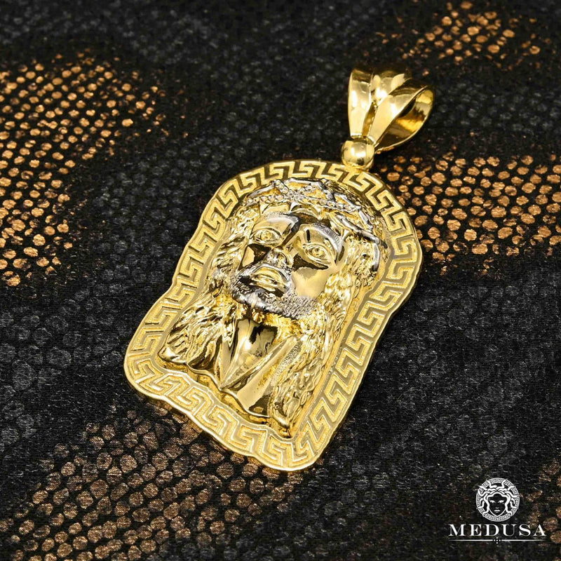 Pendentif en Or 10K | Pendentif Divers Jesus X13 Or 2 Tons