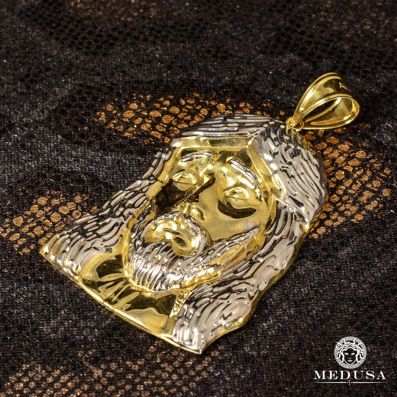 Pendentif en Or 10K | Pendentif Divers Jesus X4 56mm