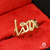 Bague en Or 14K | Bague Femme Love F10 - Paloma’s Graffiti