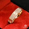 Bague à Diamants en Or 18K | Bague Homme Love F11 - Diamant