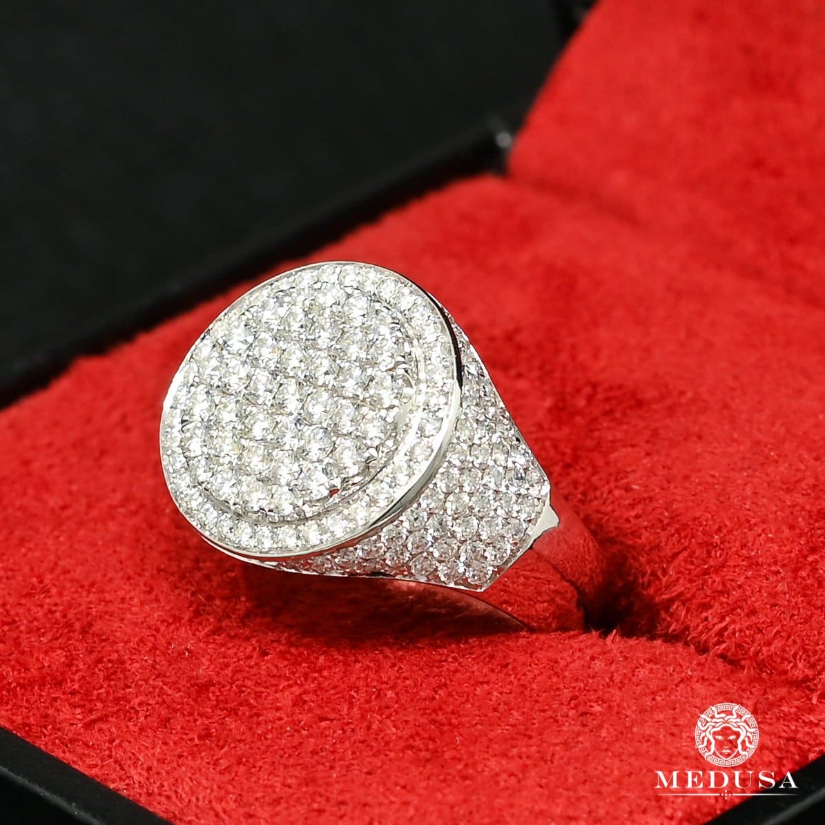 Bague à Diamants en Or 10K | Bague Homme Luxurious D1 - VVS