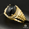 Bague à Diamants en Or 10K | Bague Homme Mirror D3 - Onyx