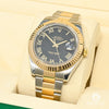 Montre Rolex | Montre Homme Rolex Datejust 41mm - Black Roman Numerals Or 2 Tons