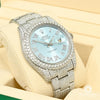 Montre Rolex | Montre Homme Rolex Datejust 41mm - Honeycomb Cyan Stainless