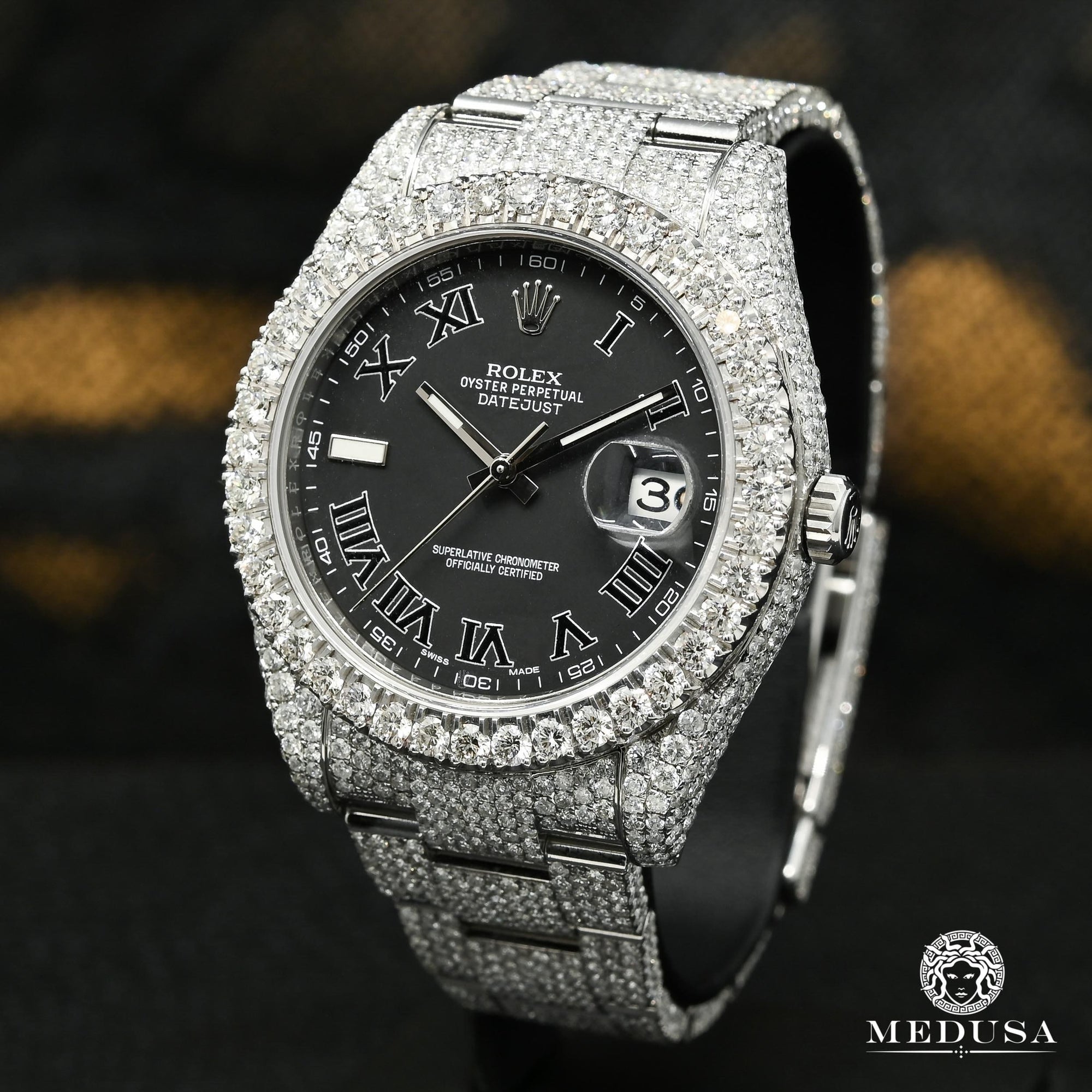 Montre Rolex | Montre Homme Rolex Datejust 41mm - Honeycomb Wimbledon Stainless