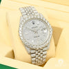 Montre Rolex | Montre Homme Rolex Datejust 41mm - Jubilee Full Honeycomb Baguette Stainless