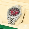 Montre Rolex | Montre Homme Rolex Datejust 41mm - Jubilee Honeycomb Red Stainless