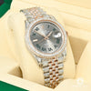 Montre Rolex | Montre Homme Rolex Datejust 41mm - Wimbledon Everose Emerald Cut Or Rose 2 Tons