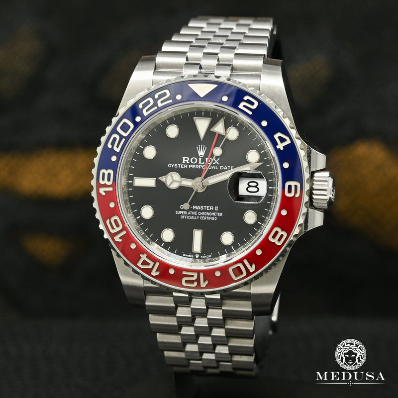 Montre Rolex | Montre Homme Rolex GMT-Master II 40mm - Pepsi Stainless