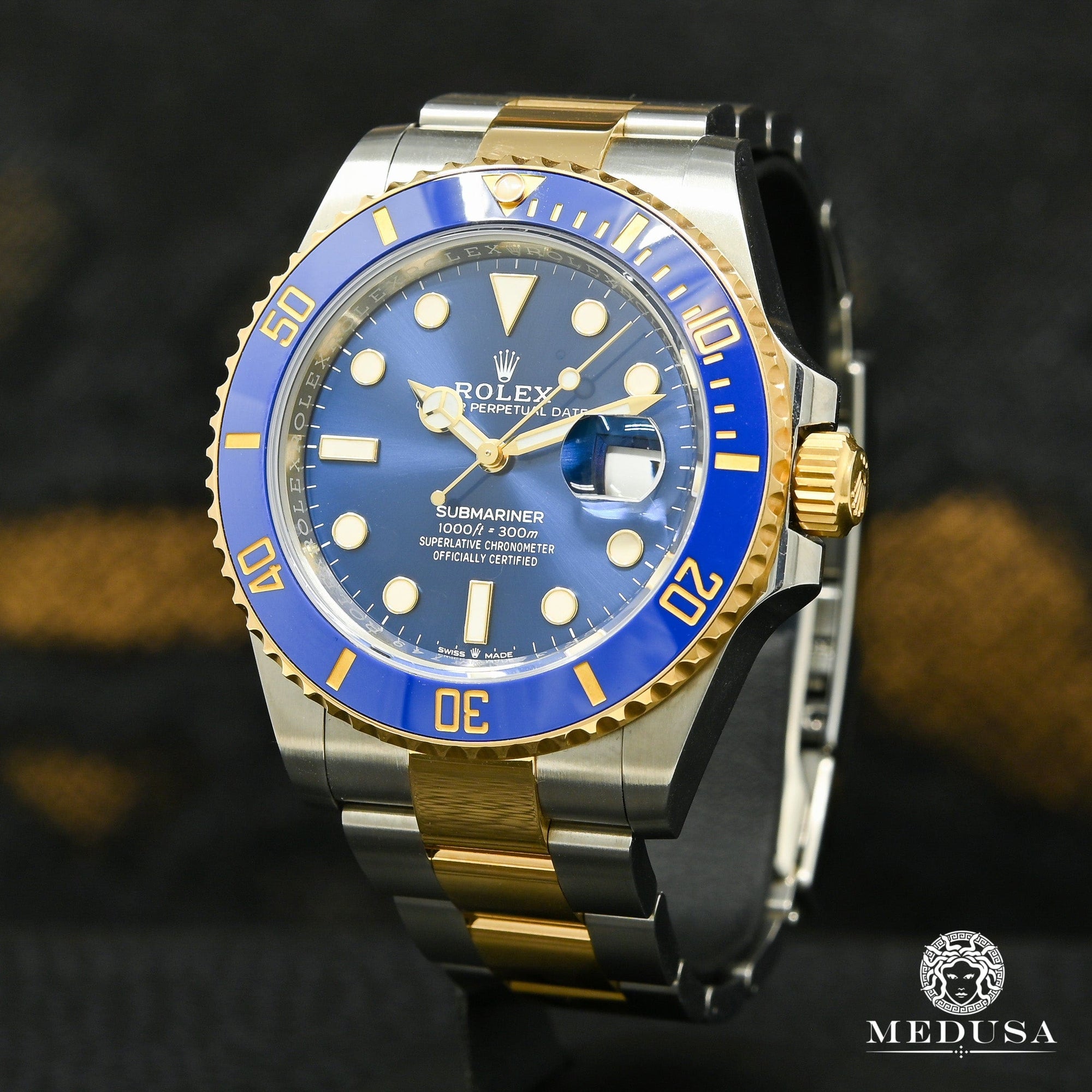 Montre Rolex | Montre Homme Rolex Submariner 41mm - 126613LB Or 2 Tons