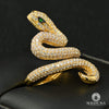 Bague en Or 10K | Bague Femme Snake F3 Or Jaune