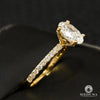 Bague à Diamants en Or 14K | Bague Fiançaille Solitaire D2 - 1.00CT Oval Cut Or Jaune