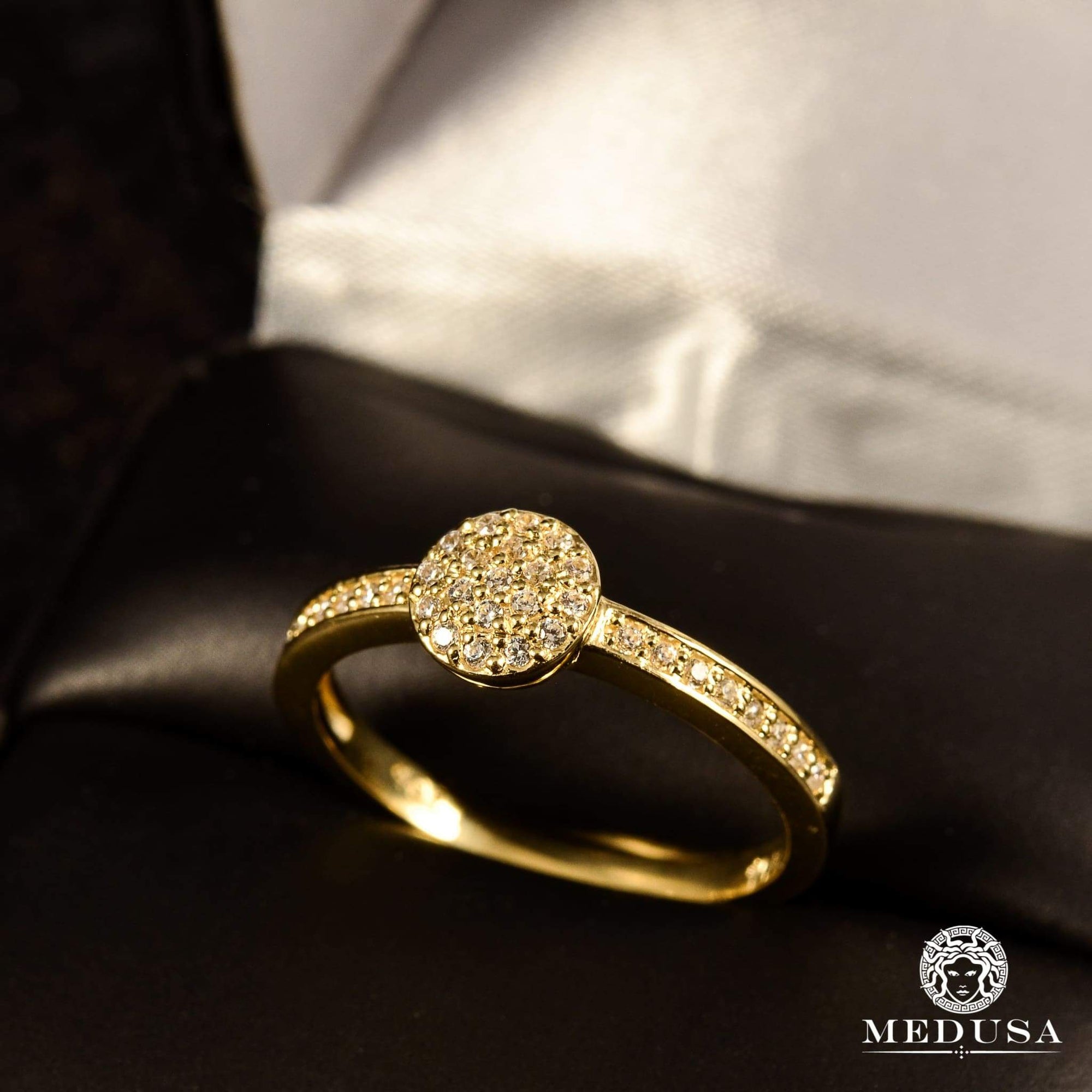 Bague à Diamants en Or 14K | Bague Fiançaille Solitaire F18 - MA0800