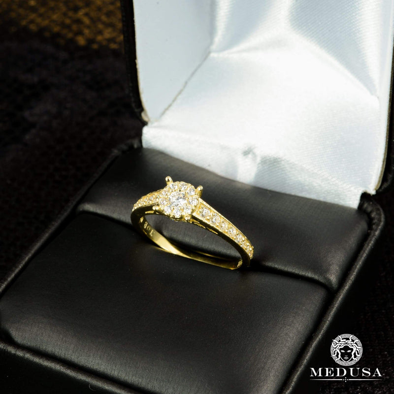 Bague à Diamants en Or 14K | Bague Fiançaille Solitaire F23 - MA0750