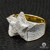 Bague à Diamants en Or 14K | Bague Homme SuperStar D1 - Diamant