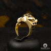 Bague en Or 10K | Bague Femme Tiger F3 Or Jaune