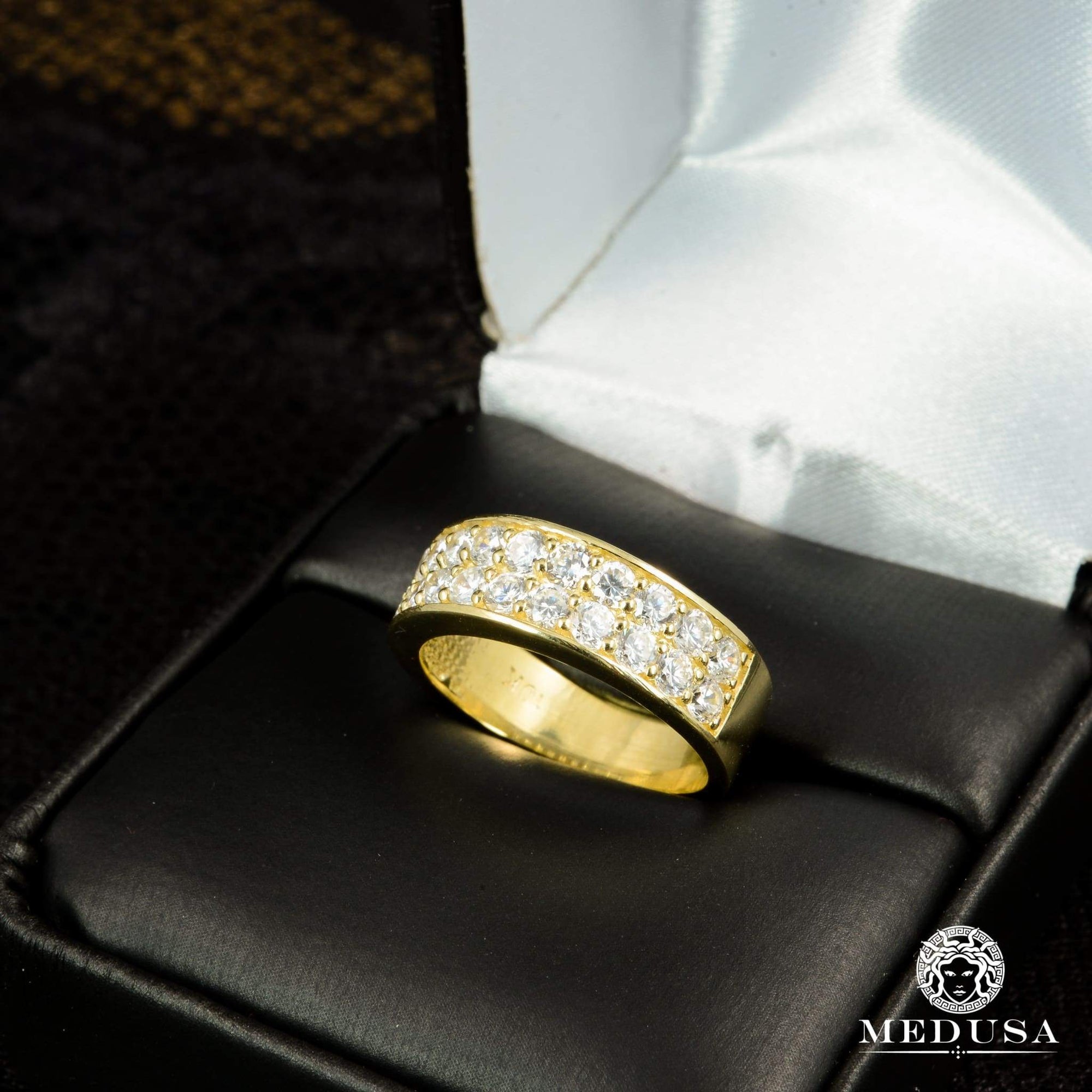 Bague à Diamants en Or 14K | Bague Fiançaille Trinity F12 - MA0721